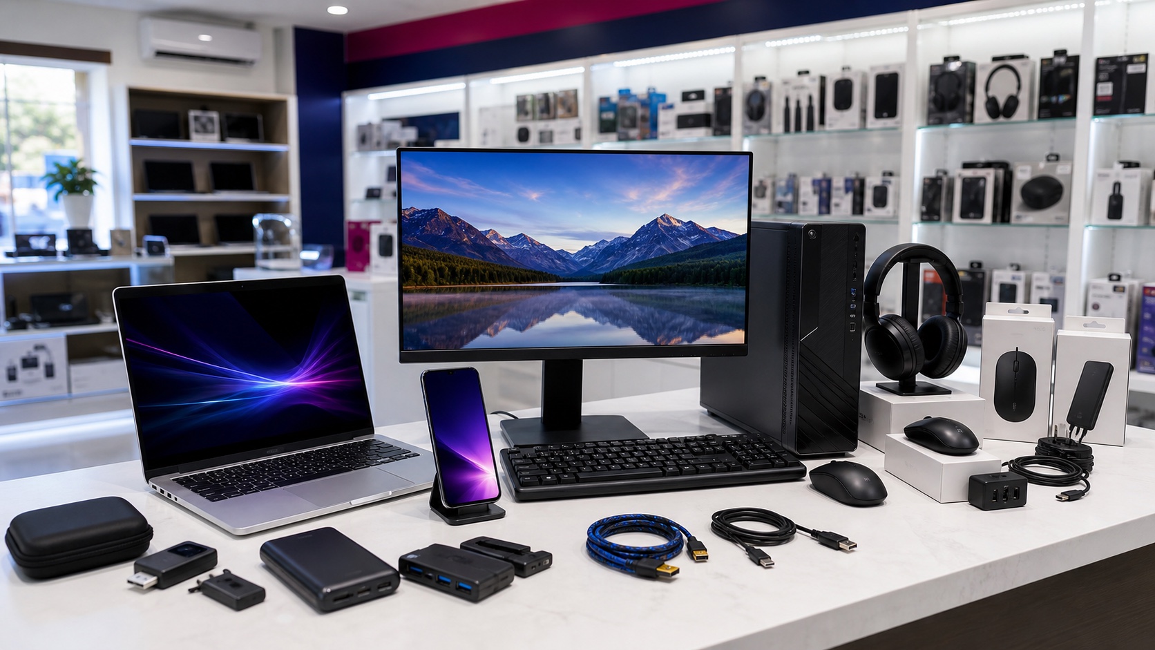 Computers, phones and accessories